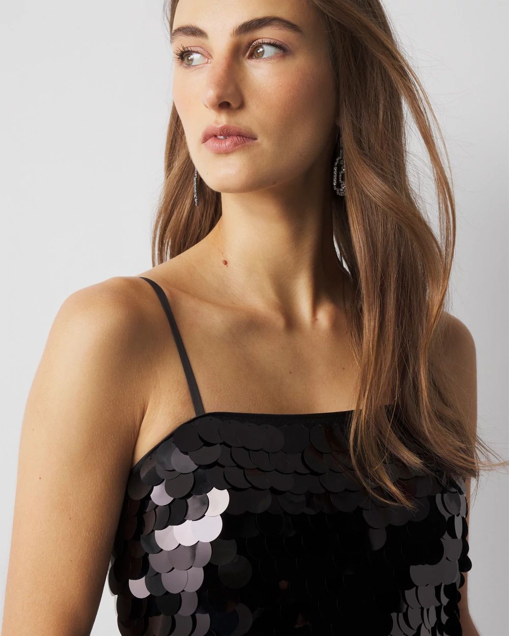 Paillette Mini Dress | White House Black Market